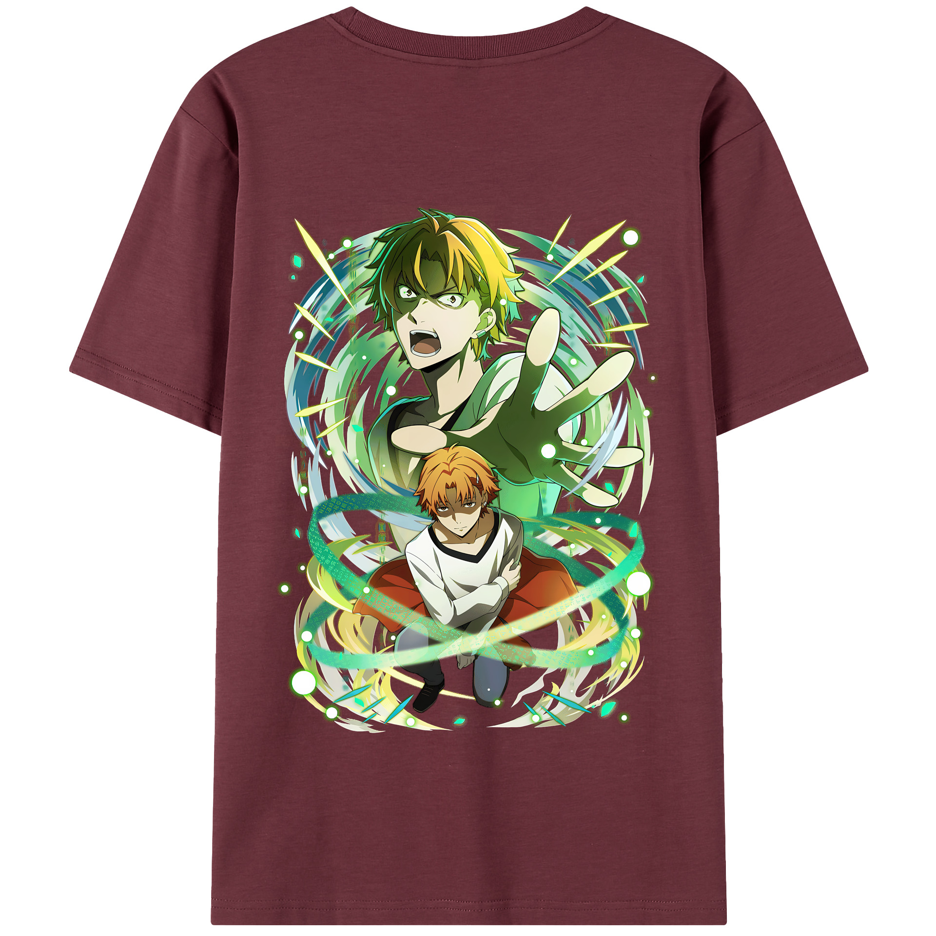 （画像用） 文豪ストレイドッグス Bungo Stray Dogs 綿100％半袖Tシャツ（背面プリント）